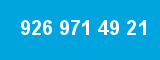 926 971 49 21 926 971 49 21